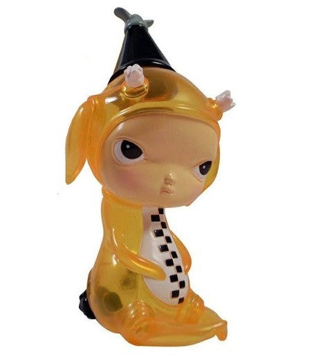 Kathie Olivas 2013 Tomenosuke Circus Posterus Yowohei Kaneko Mirock Toy Calliope Jackalope Wicked Clear Orange Ver 7.5" Vinyl Figure - Lavits Figure
 - 1