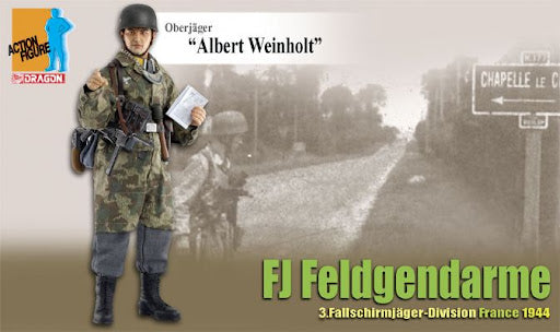 Dragon 12" 1/6 WWII France 1944 FJ Feldgendarme Albert Weinholt Action Figure